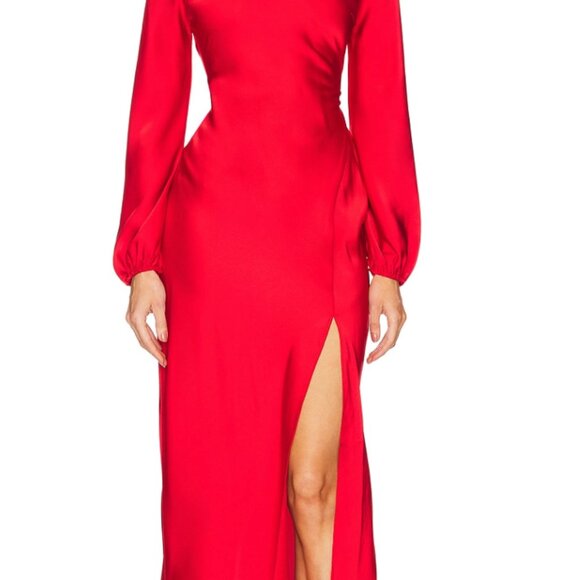 ASTR the Label - Elyse Satin Maxi Dress - Picture 4 of 4